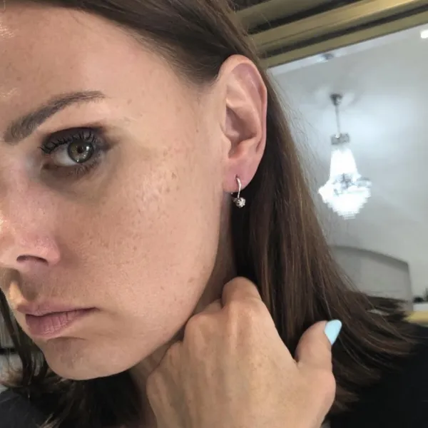 Blink-Blink Diamantové náušnice z bieleho zlata 0.26 ct3244BDG