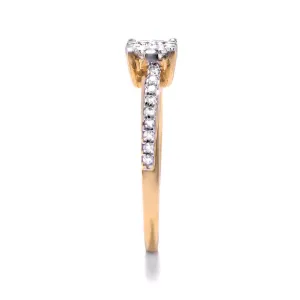 Blink-Blink Prsteň z ružového zlata s diamantami 0.23 ct1556RDG