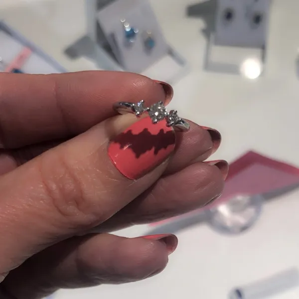 Blink-Blink Diamantový prsteň z bieleho zlata 0.37 ct1459ZDG