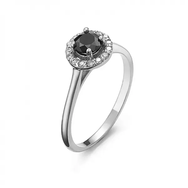 Blink-Blink Zlatý prsteň s čiernym diamantom 0.54 ct1480ZCDG