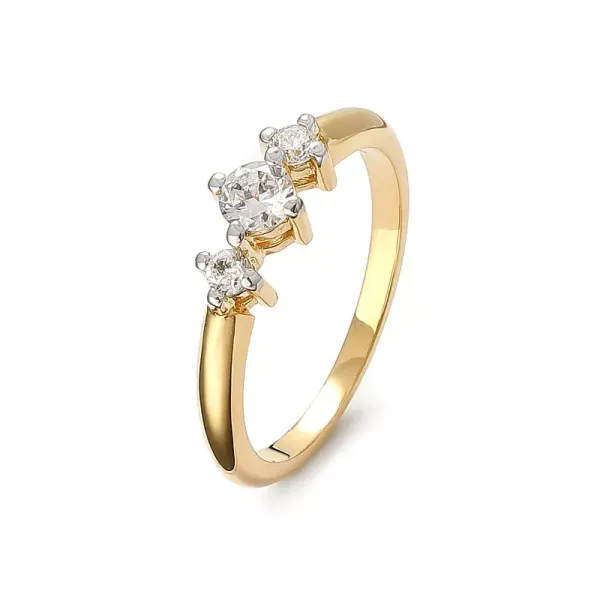 Blink-Blink Diamantový prsteň z bieleho zlata 0.37 ct1459ZDG