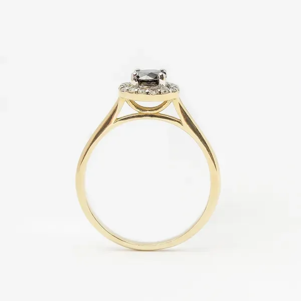 Blink-Blink Zlatý prsteň s čiernym diamantom 0.54 ct1480ZCDG