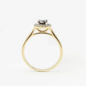 Blink-Blink Zlatý prsteň s čiernym diamantom 0.54 ct1480ZCDG