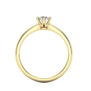 Blink-Blink Zásnubný prsteň zo žltého zlata s diamantom 0.50 ct1152ZDG