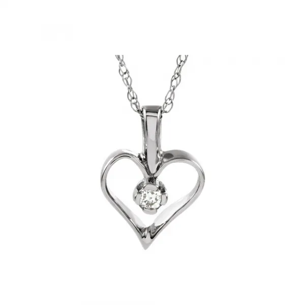 Blink-Blink Náhrdelník so srdcom z ružového zlata s diamantom 0.03 ct5158RDZS