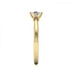 Blink-Blink Zásnubný prsteň zo žltého zlata s diamantom 0.50 ct1152ZDG