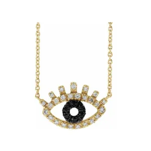 Blink-Blink Celebritka EVIL EYE z ružového zlata s diamantami 0.13 ct5144RDZS