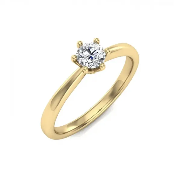Blink-Blink Zásnubný prsteň zo žltého zlata s diamantom 0.50 ct1152ZDG