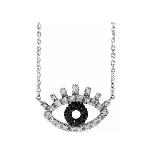 Blink-Blink Celebritka EVIL EYE z ružového zlata s diamantami 0.13 ct5144RDZS