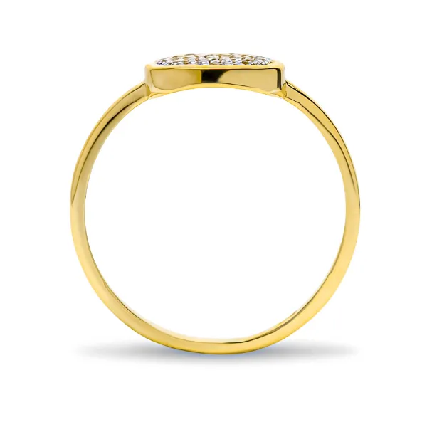 Blink-Blink Zlatý diamantový prsteň 0.15 ct1454ZDG