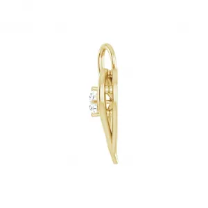 Blink-Blink Zlatý prívesok srdce s diamantom 0.25 ct4172ZDZS