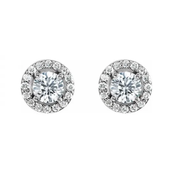 Blink-Blink Napichovacie náušnice z bieleho zlata s diamantami 0.43 ct3111BDZS