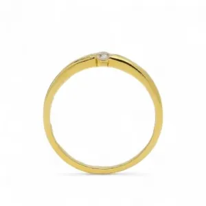 Blink-Blink Diamantový prsteň zo žltého zlata 0.09 ct1301ZDG