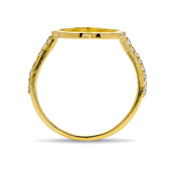Blink-Blink Zlatý diamantový prsteň 0.10 ct1455ZDG
