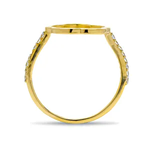 Blink-Blink Zlatý diamantový prsteň 0.10 ct1455ZDG