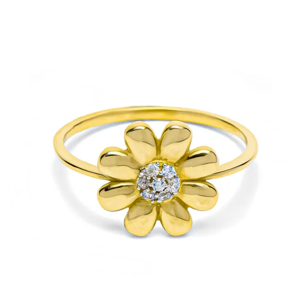 Blink-Blink Diamantový prsteň v tvare kvetu 0.05 ct1471ZDG