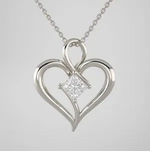 Blink-Blink Zlatý prívesok srdce s diamantom 0.25 ct4172ZDZS