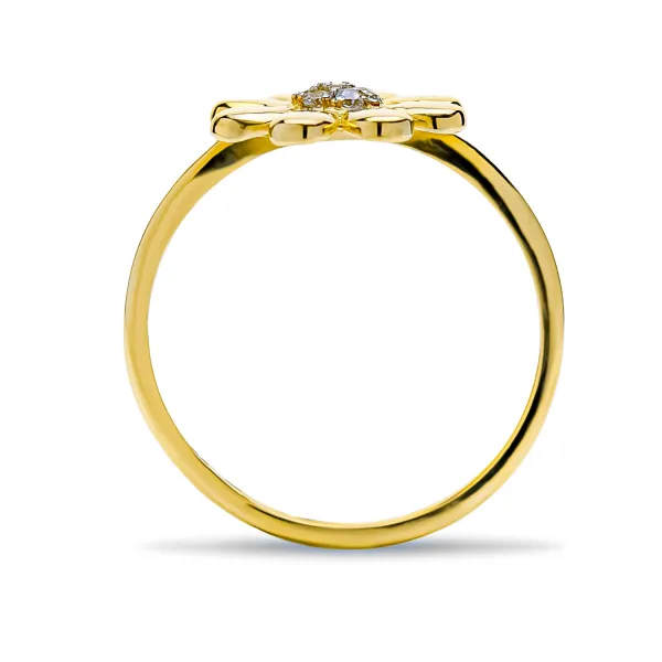 Blink-Blink Diamantový prsteň v tvare kvetu 0.05 ct1471ZDG