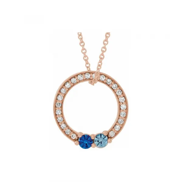 Blink-Blink Zlatý prívesok s diamantami a Zafírom4174BDZS