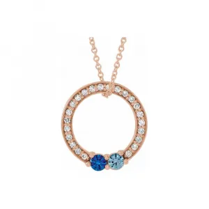 Blink-Blink Zlatý prívesok s diamantami a Zafírom4174BDZS
