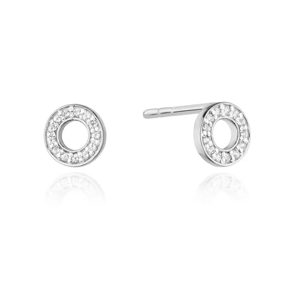 Blink-Blink Napichovacie diamantové náušnice kruh 0.13 ct3117ZDB