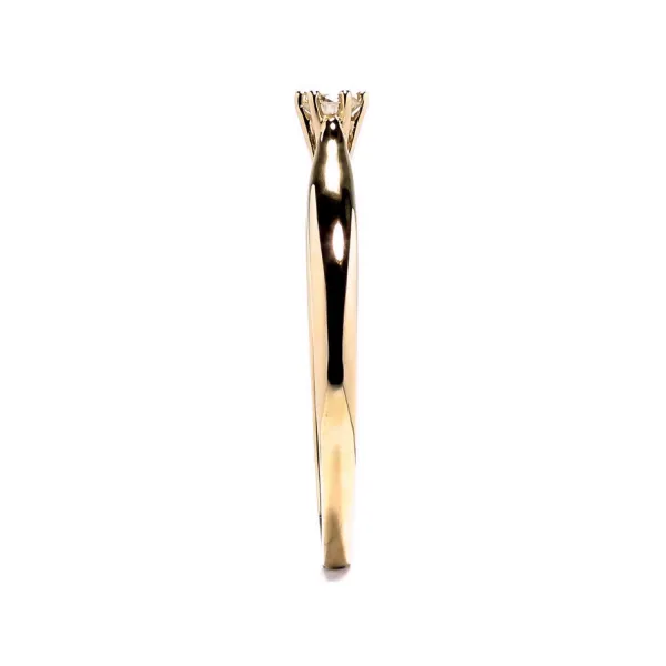 Blink-Blink Zásnubný prsteň z ružového zlata s diamantom 0.10 ct1010RDG