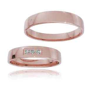 Blink-Blink Klasické obrúčky oblé ružové 3,5mm50035-RL-L