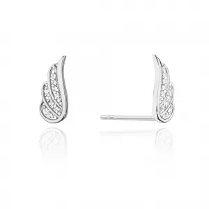Blink-Blink Napichovacie diamantové náušnice anjelske krídlo 0.10 ct3116ZDB