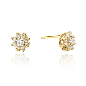 Blink-Blink Zlaté diamantové náušnice 0.44 ct3136BDB