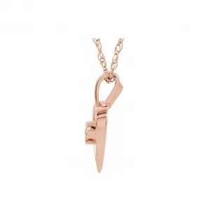 Blink-Blink Náhrdelník so srdcom z bieleho zlata s diamantom 0.03 ct5158BDZS