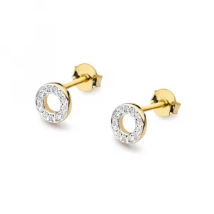 Blink-Blink Napichovacie diamantové náušnice kruh 0.13 ct3117ZDB