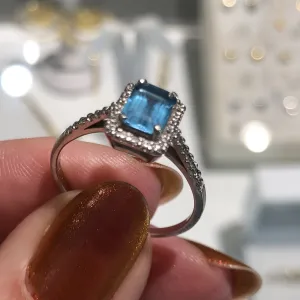 Blink-Blink Nádherný prsteň s diamantami a Topásom2290BToG
