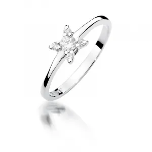 Blink-Blink Diamantový prsteň HVIEZDA 0.19 ct1698ZDB