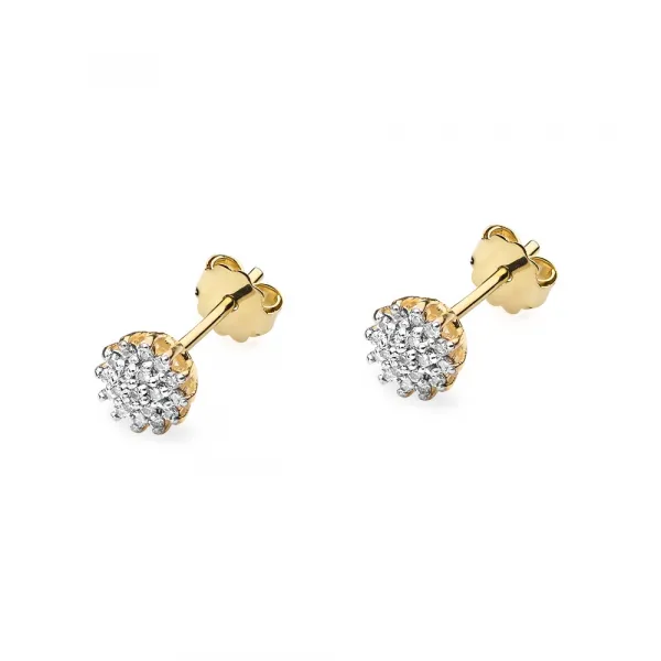 Blink-Blink Diamantové náušnice z bieleho zlata 0.20 ct3097BDB