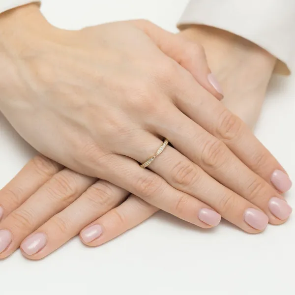 Blink-Blink Zlatý prsteň s diamantami 0.10 ct1670BDB