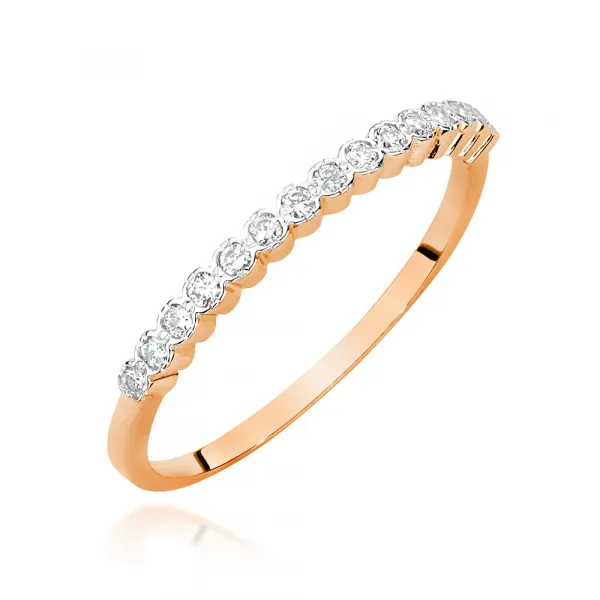 Blink-Blink Zlatý prsteň s diamantami 0.07 ct1672BDB