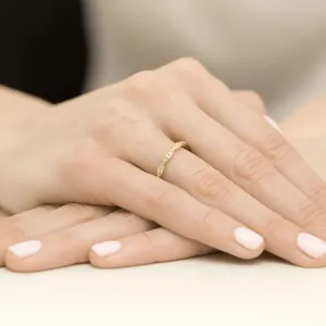 Blink-Blink Zlatý výročný prsteň s diamantami 0.08 ct1674ZDB