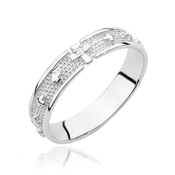 Blink-Blink Zlatý prsteň RUŽENEC s diamantom 0.009 ct1692RDB