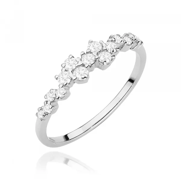 Blink-Blink Prsteň z ružového zlata s diamantami 0.33 ct1686RDB
