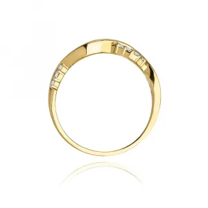 Blink-Blink Diamantový prsteň zo žltého zlata 0.07 ct1690ZDB