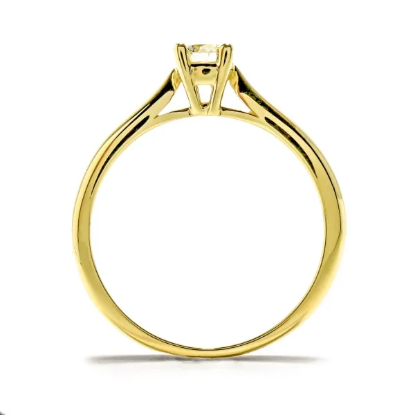 Blink-Blink Klasický prsteň s diamantom 0.25 ct1125ZDG