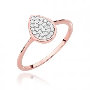 Blink-Blink Nádherný diamantový prsteň 0.14 ct1700BDB