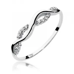 Blink-Blink Zlatý prsteň s čiernymi diamantami 0.07 ct1690BcDB