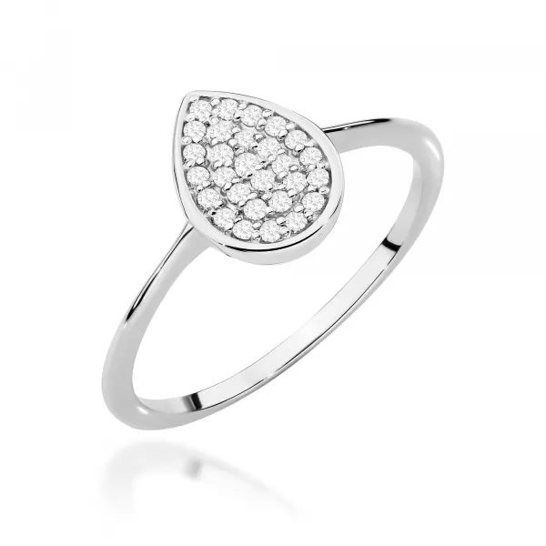 Blink-Blink Nádherný diamantový prsteň z ružového zlata 0.14 ct1700RDB