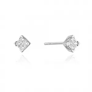 Blink-Blink Napichovacie náušnice z bieleho zlata s diamantami 0.16 ct3125BDB