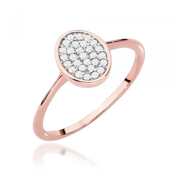Blink-Blink Výrazný diamantový prsteň 0.14 ct1702ZDB