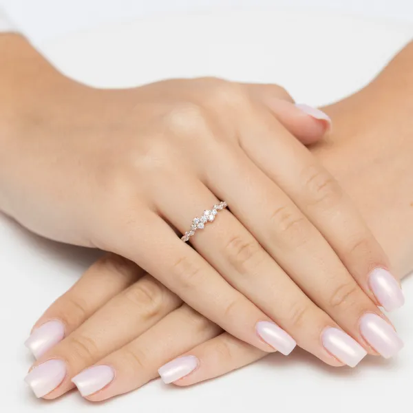 Blink-Blink Prsteň z bieleho zlata s diamantami 0.33 ct1686BDB