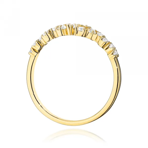 Blink-Blink Zlatý prsteň s diamantami 0.33 ct1686ZDB