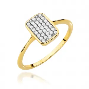 Blink-Blink Moderný diamantový prsteň 0.16 ct1704BDB