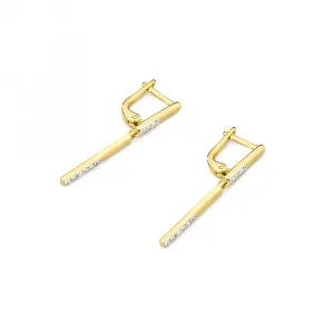 Blink-Blink Visiace náušnice s diamantami z bieleho zlata 0.08 ct3210BDB